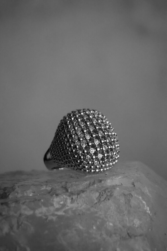 Anillo Bolita Plata/Circones